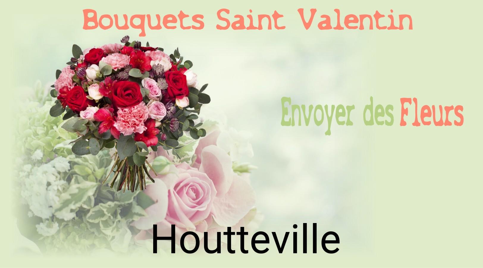 Roses de Saint-Valentin livrées à Houtteville
